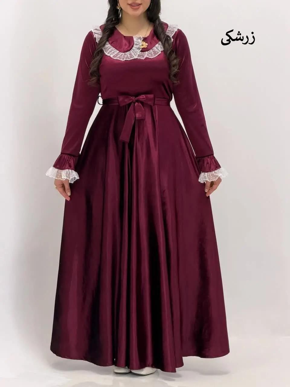 3744-پیراهن ماکسی بلند پریچهر